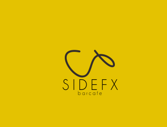 SIDEFX barcafe logo design by afra_art