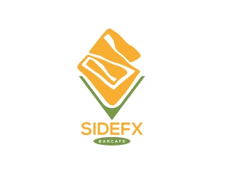 SIDEFX barcafe logo design by rokenrol