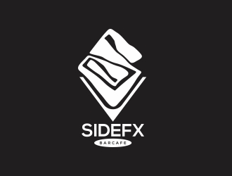 SIDEFX barcafe logo design by rokenrol