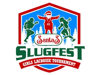 Santas Slugfest logo design by Suvendu