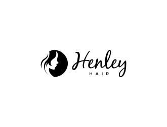 Henley Hair  logo design by kaylee
