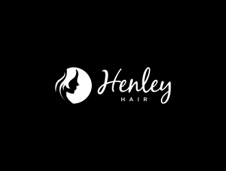 Henley Hair  logo design by kaylee