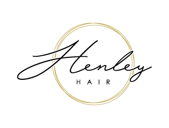 Henley Hair  logo design by BrainStorming