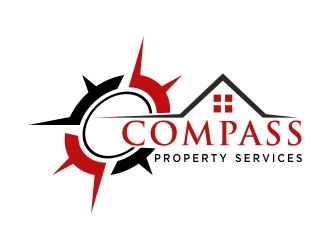 Compass Property Services logo design by dibyo