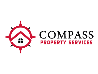 Compass Property Services logo design by MonkDesign