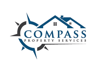 Compass Property Services logo design by Fear
