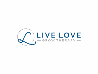 Live Love Grow Therapy logo design by checx