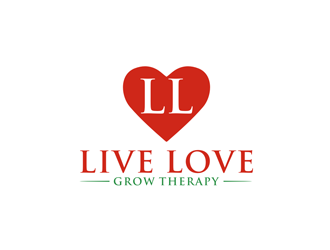 Live Love Grow Therapy logo design by johana