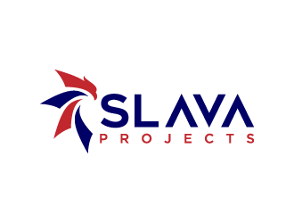 SLAVA Projects logo design by denfransko