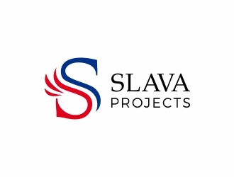 SLAVA Projects logo design by Ibrahim