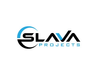 SLAVA Projects logo design by invento