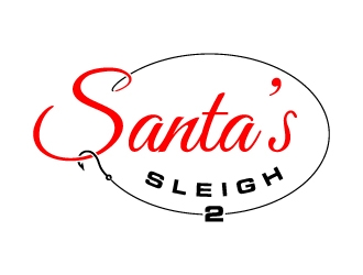 Santa’s Sleigh logo design by BrainStorming