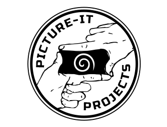 PICTURE-IT PROJECTS logo design by BeDesign