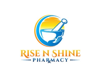 Rise N Shine Pharmacy logo design by daywalker