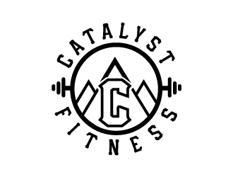 Catalyst Fitness logo design by aryamaity