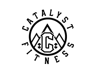 Catalyst Fitness logo design by aryamaity