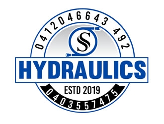 SS HYDRAULICS logo design by DreamLogoDesign