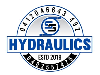 SS HYDRAULICS logo design by DreamLogoDesign