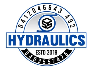 SS HYDRAULICS logo design by DreamLogoDesign