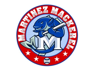Martinez Mackerel logo design by DreamLogoDesign