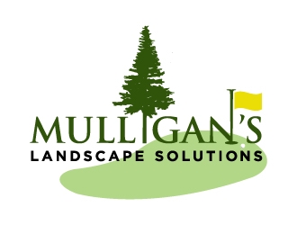 Mulligans Landscape Solutions logo design by cybil