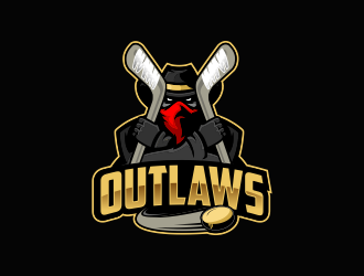 Outlaws logo design by Cekot_Art
