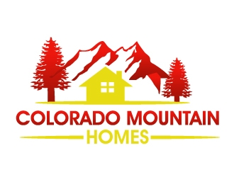 Colorado Mountain Homes logo design by PMG