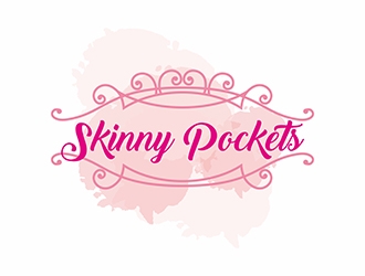 Skinny Pockets logo design by gitzart