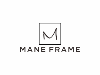 m mane frame logo design by checx