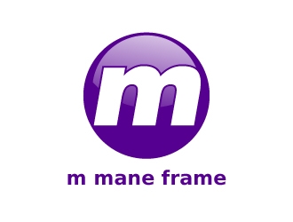 m mane frame logo design by uttam