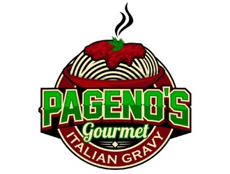 Pagenos Gourmet Italian Gravy logo design by DreamLogoDesign