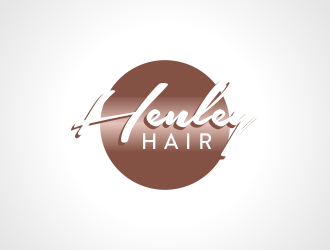 Henley Hair  logo design by xbrand