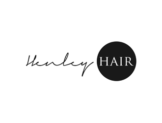 Henley Hair  logo design by alby