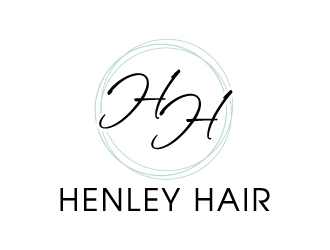 Henley Hair  logo design by J0s3Ph