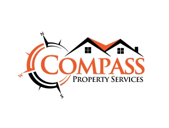 Compass Property Services logo design by moomoo