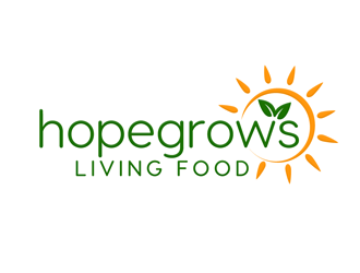 hopegrows living food logo design by megalogos