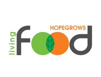 hopegrows living food logo design by Pram