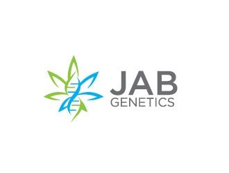JAB Genetics logo design by maze
