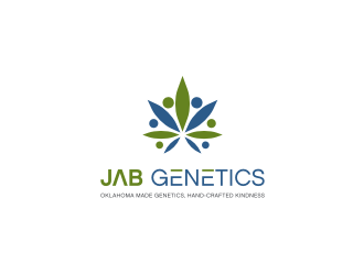 JAB Genetics logo design by Susanti