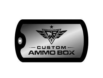 Custom Ammo Box logo design by Cekot_Art