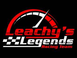 Leachy’s Legends Racing Team logo design by MAXR