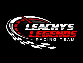 Leachy’s Legends Racing Team logo design by daywalker