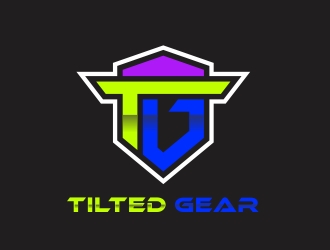 Tilted Gear logo design by rokenrol