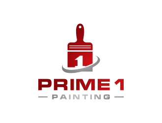 Prime 1 Painting  logo design by diki