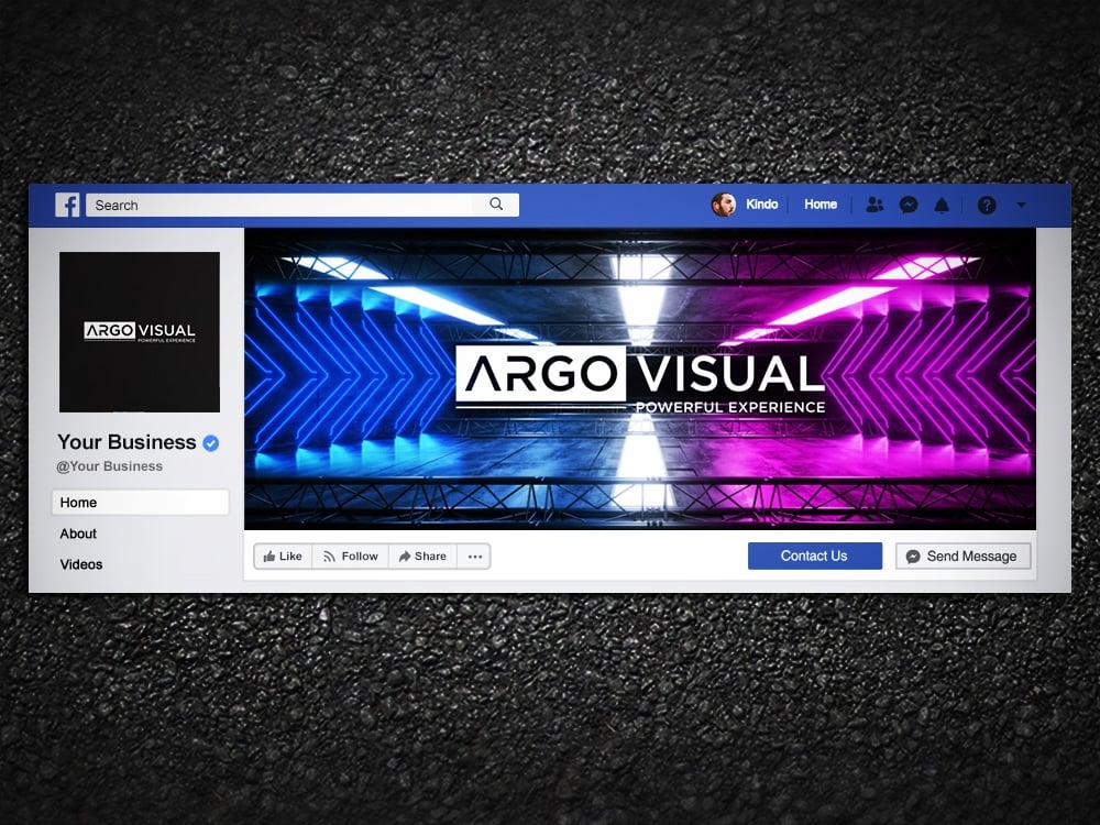 Argo Visual logo design by Kindo