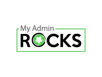 My Admin Rocks  Logo Design