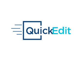 Quick Edit logo design by haidar