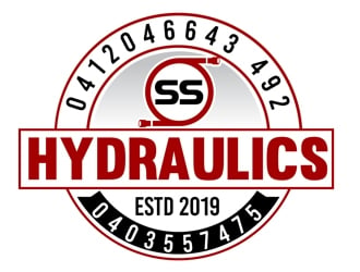 SS HYDRAULICS logo design by DreamLogoDesign