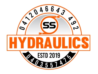 SS HYDRAULICS logo design by DreamLogoDesign