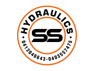 SS HYDRAULICS logo design by labo